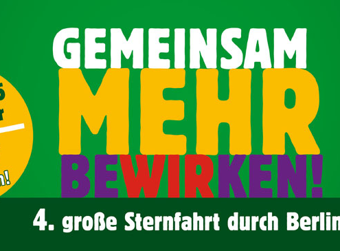 Mitmachen und Zeichen setzen bei der 4. Sternfahrt der Genossenschaften